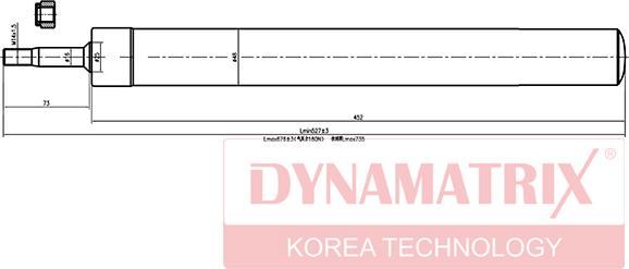 Dynamatrix DSA366007 - Amortisseur cwaw.fr