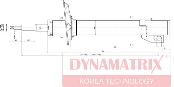 Dynamatrix DSA314572 - Amortisseur cwaw.fr