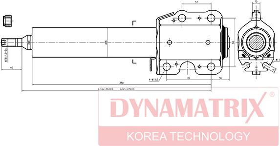 Dynamatrix DSA335809 - Amortisseur cwaw.fr