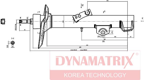 Dynamatrix DSA333910 - Amortisseur cwaw.fr