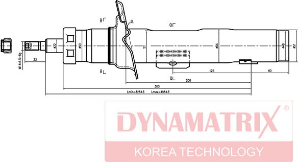 Dynamatrix DSA333728 - Amortisseur cwaw.fr