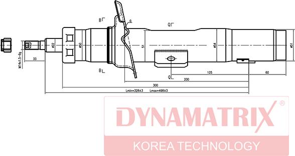 Dynamatrix DSA333727 - Amortisseur cwaw.fr