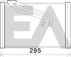 EACLIMA 43B25010 - Évaporateur climatisation cwaw.fr