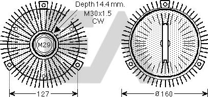 EACLIMA 35C50D21 - Roue du souffleur, refroidissementdu moteur cwaw.fr