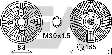 EACLIMA 35C05D01 - Roue du souffleur, refroidissementdu moteur cwaw.fr