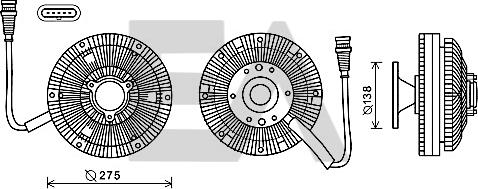 EACLIMA 35C16D12 - Roue du souffleur, refroidissementdu moteur cwaw.fr