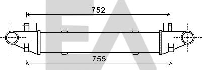 EACLIMA 36A50030 - Intercooler, échangeur cwaw.fr