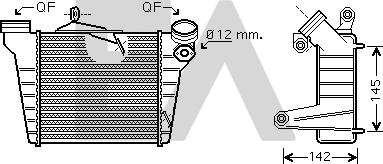 EACLIMA 36A67002 - Intercooler, échangeur cwaw.fr