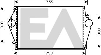 EACLIMA 36A78005 - Intercooler, échangeur cwaw.fr