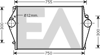 EACLIMA 36A78006 - Intercooler, échangeur cwaw.fr