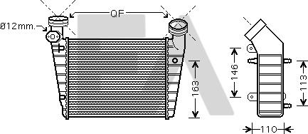 EACLIMA 36A77021 - Intercooler, échangeur cwaw.fr