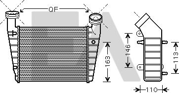 EACLIMA 36A77028 - Intercooler, échangeur cwaw.fr