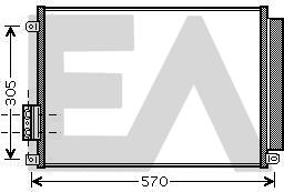 EACLIMA 30C25042 - Condensateur, climatisation cwaw.fr