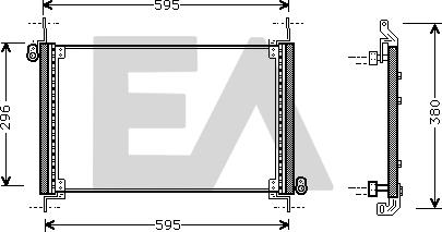 EACLIMA 30C25018 - Condensateur, climatisation cwaw.fr