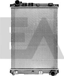 EACLIMA 31R45059 - Radiateur, refroidissement du moteur cwaw.fr