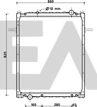 EACLIMA 31R45063 - Radiateur, refroidissement du moteur cwaw.fr