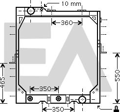 EACLIMA 31R45072 - Radiateur, refroidissement du moteur cwaw.fr