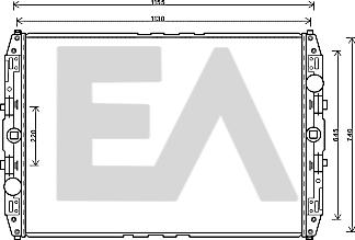 EACLIMA 31R47027 - Radiateur, refroidissement du moteur cwaw.fr