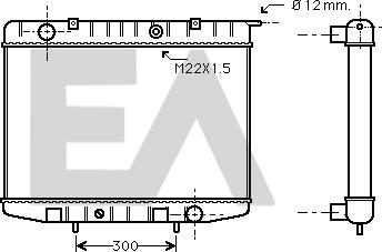 EACLIMA 31R54111 - Radiateur, refroidissement du moteur cwaw.fr