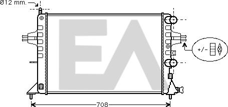 EACLIMA 31R54183 - Radiateur, refroidissement du moteur cwaw.fr