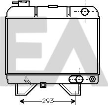 EACLIMA 31R55063 - Radiateur, refroidissement du moteur cwaw.fr