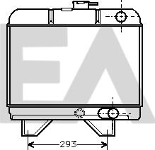 EACLIMA 31R55006 - Radiateur, refroidissement du moteur cwaw.fr