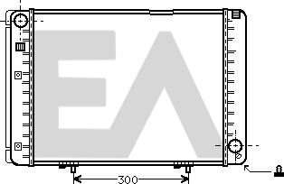 EACLIMA 31R50052 - Radiateur, refroidissement du moteur cwaw.fr