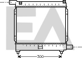 EACLIMA 31R50024 - Radiateur, refroidissement du moteur cwaw.fr