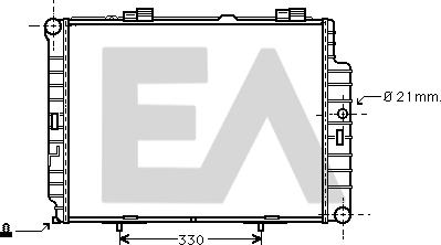 EACLIMA 31R50153 - Radiateur, refroidissement du moteur cwaw.fr