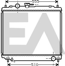 EACLIMA 31R51089 - Radiateur, refroidissement du moteur cwaw.fr