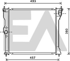 EACLIMA 31R51115 - Radiateur, refroidissement du moteur cwaw.fr