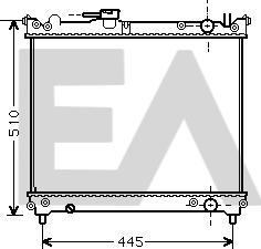 EACLIMA 31R69070 - Radiateur, refroidissement du moteur cwaw.fr