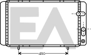 EACLIMA 31R60093 - Radiateur, refroidissement du moteur cwaw.fr