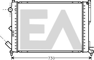 EACLIMA 31R60063 - Radiateur, refroidissement du moteur cwaw.fr