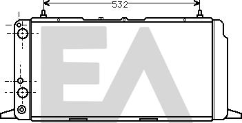 EACLIMA 31R02026 - Radiateur, refroidissement du moteur cwaw.fr