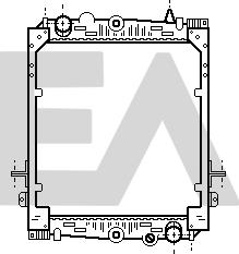 EACLIMA 31R16010 - Radiateur, refroidissement du moteur cwaw.fr