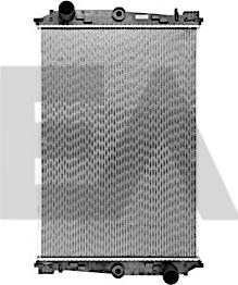 EACLIMA 31R16011 - Radiateur, refroidissement du moteur cwaw.fr