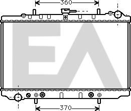 EACLIMA 31R18066 - Radiateur, refroidissement du moteur cwaw.fr