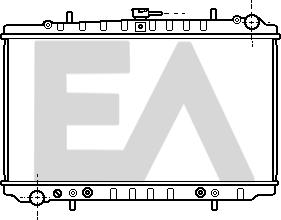 EACLIMA 31R18073 - Radiateur, refroidissement du moteur cwaw.fr