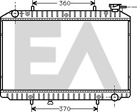 EACLIMA 31R18166 - Radiateur, refroidissement du moteur cwaw.fr