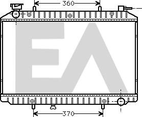 EACLIMA 31R18168 - Radiateur, refroidissement du moteur cwaw.fr