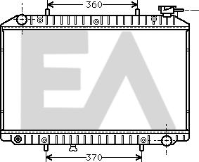 EACLIMA 31R18167 - Radiateur, refroidissement du moteur cwaw.fr