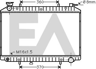 EACLIMA 31R18171 - Radiateur, refroidissement du moteur cwaw.fr