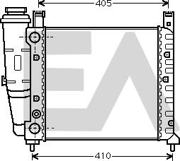 EACLIMA 31R25014 - Radiateur, refroidissement du moteur cwaw.fr