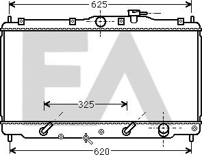 EACLIMA 31R26006 - Radiateur, refroidissement du moteur cwaw.fr