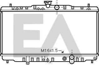 EACLIMA 31R26017 - Radiateur, refroidissement du moteur cwaw.fr