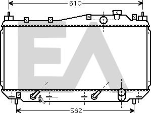 EACLIMA 31R26038 - Radiateur, refroidissement du moteur cwaw.fr