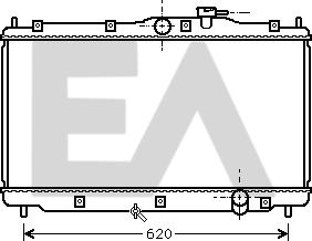 EACLIMA 31R26032 - Radiateur, refroidissement du moteur cwaw.fr