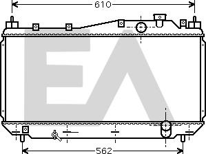 EACLIMA 31R26037 - Radiateur, refroidissement du moteur cwaw.fr