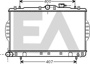 EACLIMA 31R28122 - Radiateur, refroidissement du moteur cwaw.fr